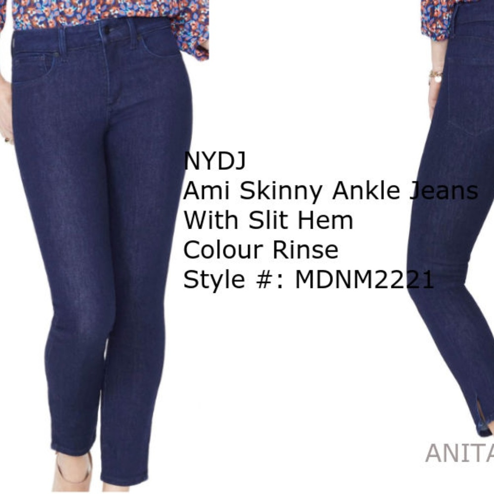 NYDJ Ami Stretch Skinny Jeans MFOZ2221 Blue